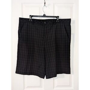 Ashworth Golf Shorts Plaid Flat Front‎ Casual Shorts 40W